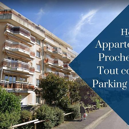 Homey Wood - New - Appartement Avec Une Chambre - Parking Prive Gratuit - Balcon Prive - A 5 Min De La Gare Pour Rejoindre Geneve อานมาส ภายนอก รูปภาพ